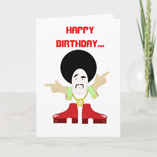 70s kerel, kaart (Voorkant)