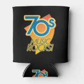 70s Muziek Rocks! Blikjeskoeler (Voorkant)