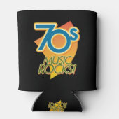 70s Muziek Rocks! Blikjeskoeler (Achterkant)