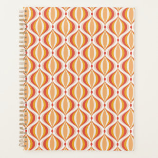 70s nostalgie planner groovy optisch patroon