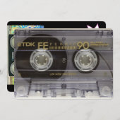 70's of 80's Party Disco Verjaardag Uitnodigingen (Voorkant / Achterkant)