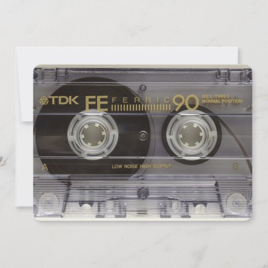 70's of 80's Party Disco Verjaardag Uitnodigingen (Voorkant)