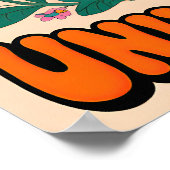 70s Peace symbol Pop Art Poster (Hoek)