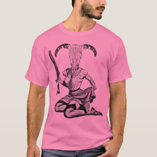 70's pin-up skull t-shirt