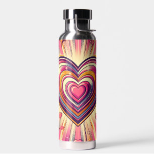70s pop kunst hart/Valentijnse Waterfles