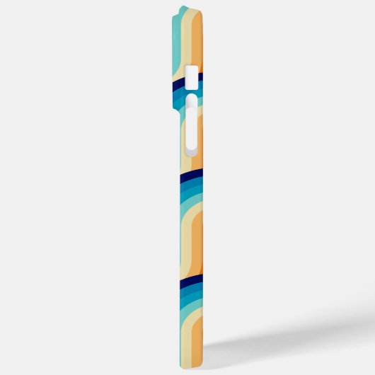 70s Rainbow Curves Case-Mate iPhone Case (Achterkant / Links)