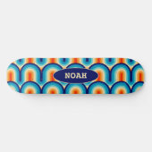 70s Rainbow Curves Skateboard (Horizontaal)