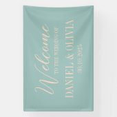 70s  Rainbow Trouwstoeltjes Spandoek (Verticaal)