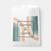 70s  regenboog bruiloft bedankzakje (Voorkant)