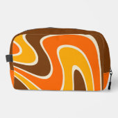 70s Retro Abstract Lava ontwerp Toilettasje (Voorkant)