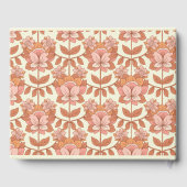 70s Retro geïnspireerde bruiloft Gastenboek (Achterkant)