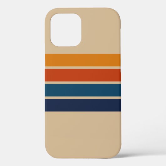 70s Retro iPhone 12 Pro Case (Achterkant)