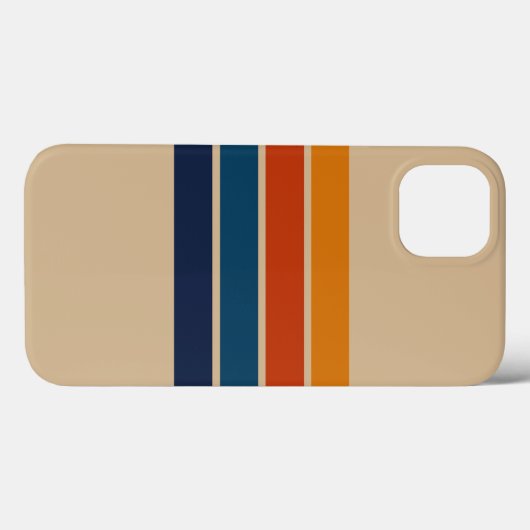 70s Retro iPhone 13 Case (Achterkant (horizontaal))