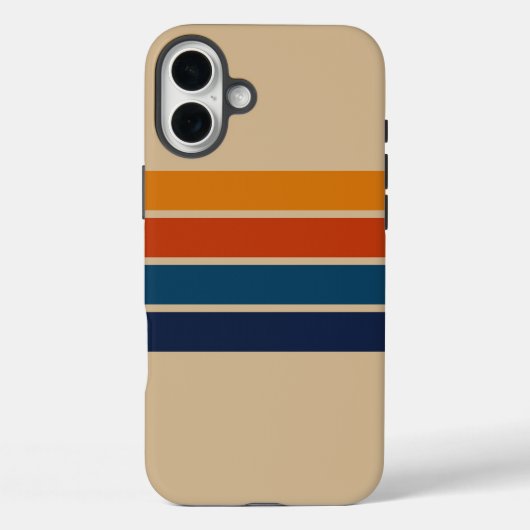 70s Retro iPhone 16 Plus Hoesje (Achterkant)