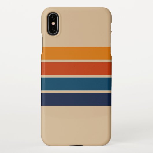 70s Retro iPhone XS Max Case Hoesje (Achterkant)