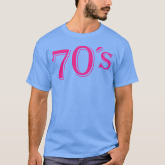 70s Retro Kleding Ik Hou van de Jaren 70 T-shirt