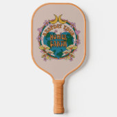 70's Retro Moeder Aarde Grafisch Pickleball Paddle (Voorkant)
