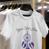 70s retro paarse dromenvanger aangepaste offerte t-shirt