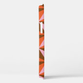 70s retro patroonachtergrond Case-Mate iPhone case (Achterkant / Rechts)