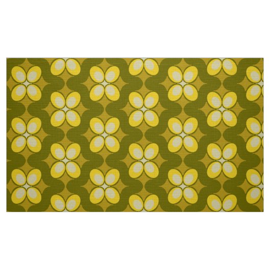 70s retro-patroonstof stof (Fat Quarter)