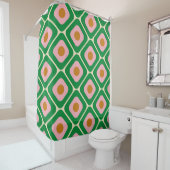 70's Retro Seamless Pattern. 60s en 70s Aesthetic Douchegordijn (In situ)