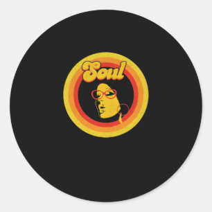 70s Retro Soul Music Gerne Soul Music Ronde Sticker