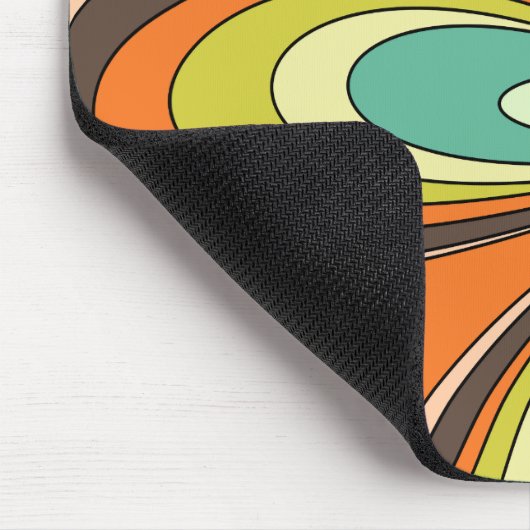 70's retro spring hippie flower power muismat (Hoek)