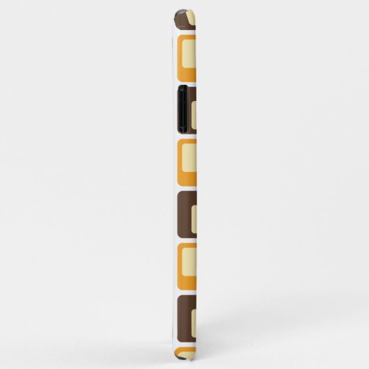 70s Retro Square Shapes Pattern Case-Mate iPhone Case (Achterkant/rechts)