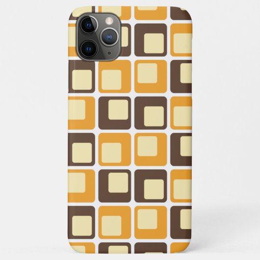 70s Retro Square Shapes Pattern Case-Mate iPhone Case (Achterkant)