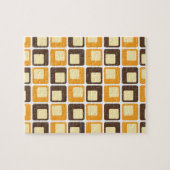 70s Retro Square Shapes Pattern Legpuzzel (Horizontaal)