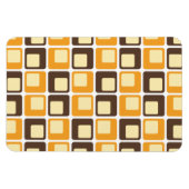 70s Retro Square Shapes Pattern Magneet (Horizontaal)