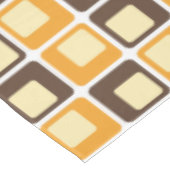 70s Retro Square Shapes Pattern Tafelkleed (Gekanteld)