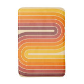 70s Retro  Stijl Geometrisch Ontwerp Badmat (Voorkant Verticaal)