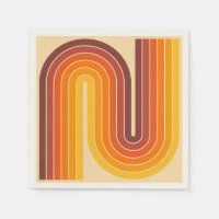 70s Retro  Stijl Geometrisch Ontwerp