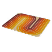 70s Retro  Stijl Geometrisch Ontwerp Snijplank (Hoek)