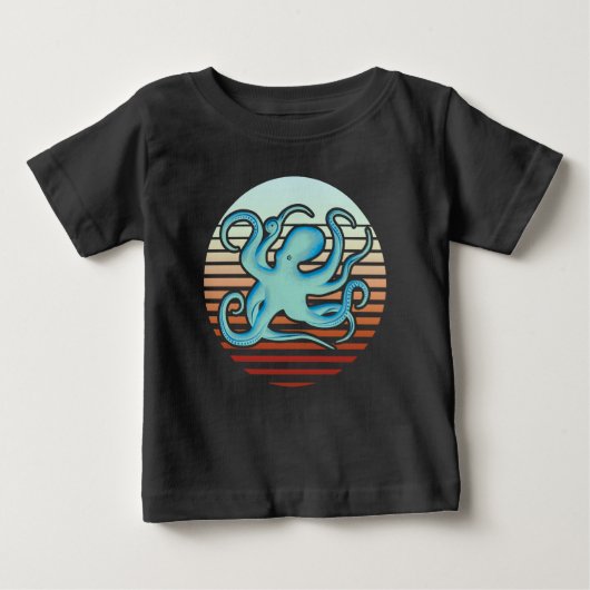 70s Retro Style Octopus (Voorkant)