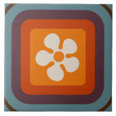 70s retro tiel tegeltje (Voorkant)