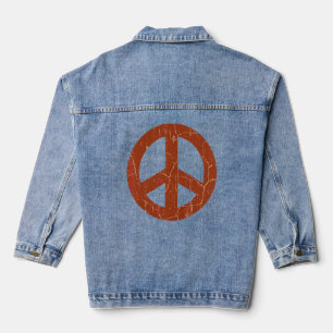 70s Retro vredesbord Denim Jacket
