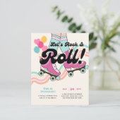 70s Rock en Roll Schaatsen Party Retro Meisjes (Staand voorkant)