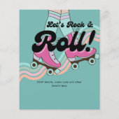 70s Rock en Roll Schaatsen Party Retro Meisjes (Achterkant)