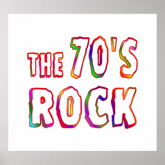 70s Rock Poster (Voorkant)