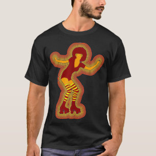 70s Rollerskating Meisje Retro Roller Gift T-shirt