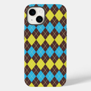 70s Schotse Tartan-Patroon Case-Mate iPhone 14 Hoesje
