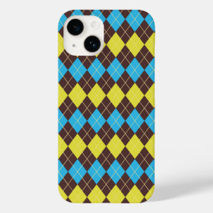 70s Schotse Tartan-Patroon Case-Mate iPhone 14 Hoesje