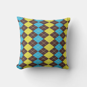 70s Schotse Tartan-Patroon Kussen
