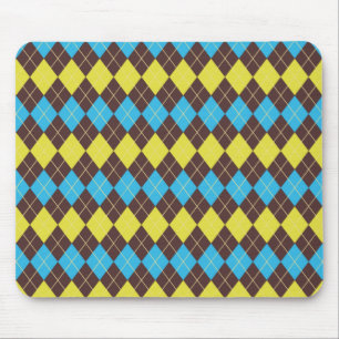 70s Schotse Tartan-Patroon Muismat