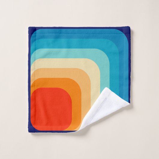 70s Square Rainbow (Gant de toilette)