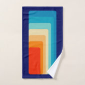 70s Square Rainbow Bad Handdoek (Handdoek)