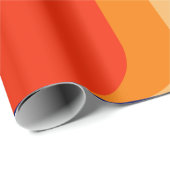 70s Square Rainbow Cadeaupapier (Rol Hoek)