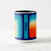 70s Square Rainbow Mok (Midden)